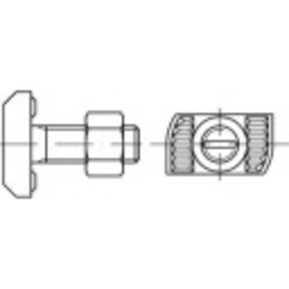 Alstertaler Schrauben & Präzisionsteile 1070237 vijak s čekić glavom M12 50 mm 88941 nehrđajući čelik A4 25 St. slika