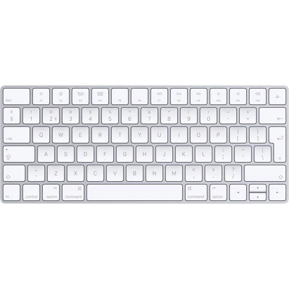 Apple Magic Keyboard Bluetooth tipkovnica Srebrna, Bijela Ponovo punjiv slika
