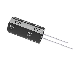 Kemet  elektrolitski kondenzator   2.5 mm 1 µF 100 V 20 % (Ø x V) 5 mm x 11 mm 1 St. slika
