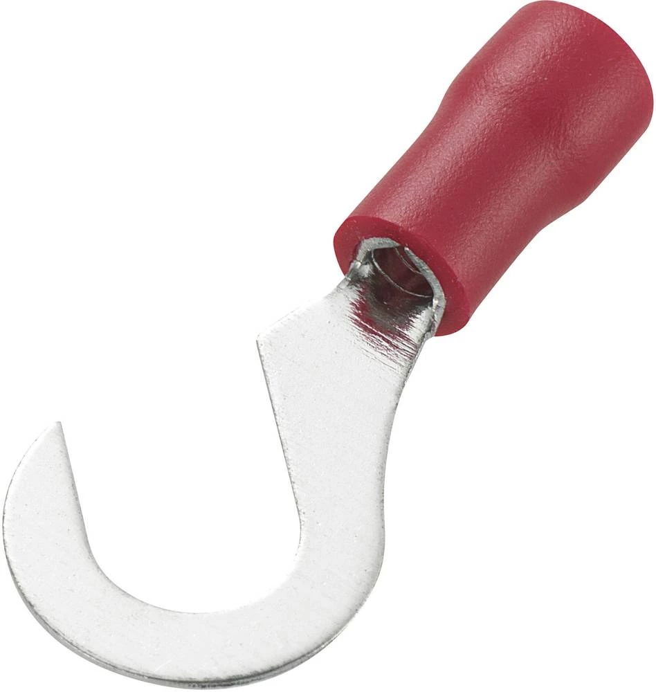 Kabelska stopica sa kukicom 0.50 mm&sup2; 1.50 mm&sup2; M6 Izolirani dio Crvena TRU COMPONENTS 739573 100 ST slika