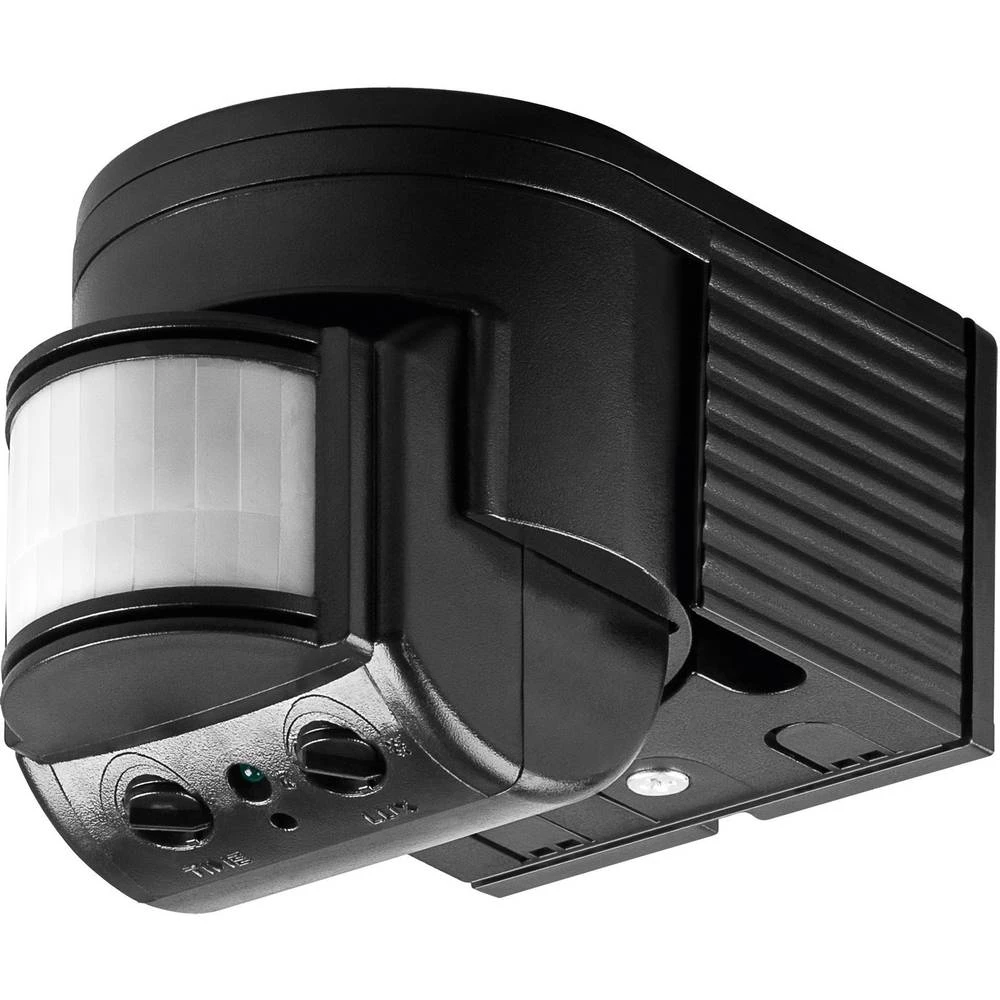 Goobay 96001 Nadžbukna PIR senzor pokreta 180 ° Relej Crna IP44 slika