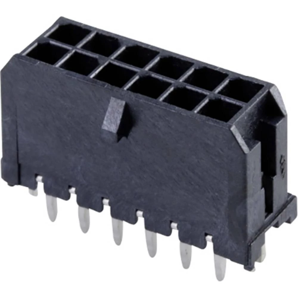 Molex 430451224 Micro-Fit 3.0 Vertical Header, 3.00mm Pitch, Dual Row, 12 Circuits, with PCB Press-fit Metal Retention Cl slika