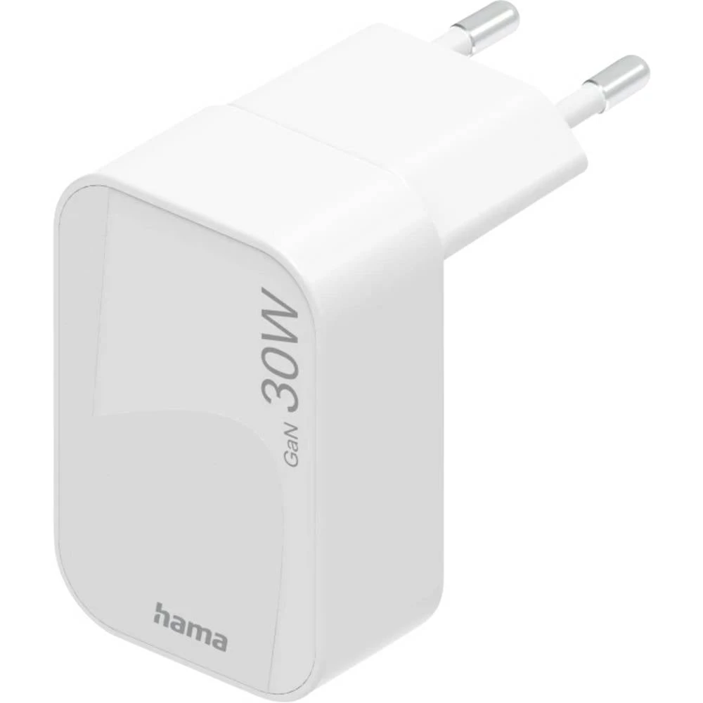 Hama USB punjač 30.00 W USB-C® Power Delivery 3.0, QC 2.0, QC 3.0 bijela utičnica GaN, USB power delivery (USB-PD) slika