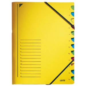 Leitz Uredski materijal Žuta DIN A4 Pendarec karton, recikliran Broj pretinaca: 12 39120015 slika