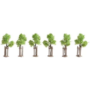 H0,TT Mlada stabla s nosačima za stabla visine 4 cm, 6 komada NOCH  21538 paket stabla mlado drvo 40 cm (min)  6 St. slika