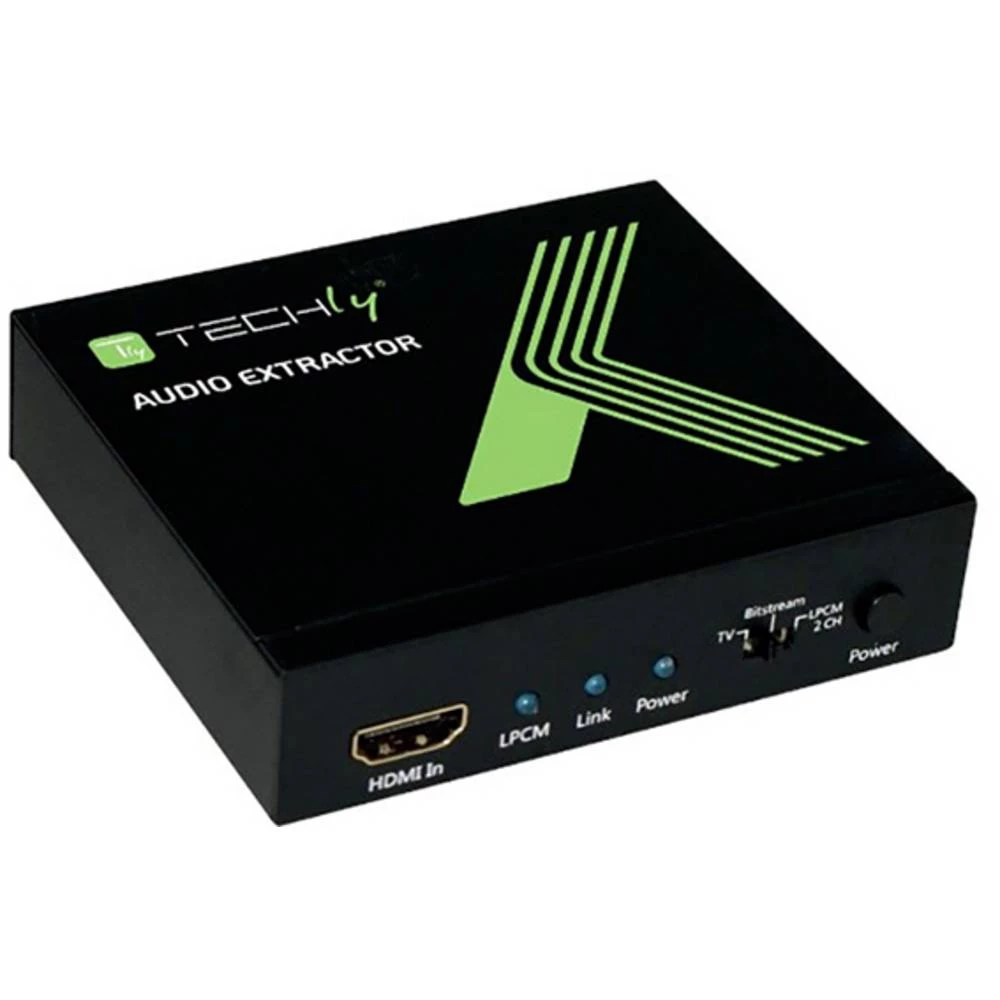 TECHly AV pretvarač IDATA-HDMI-EA4K [HDMI, Toslink, utičnica - HDMI] 3840 x 2160 piksel, 1920 x 1080 piksel, 1280 x 720 slika