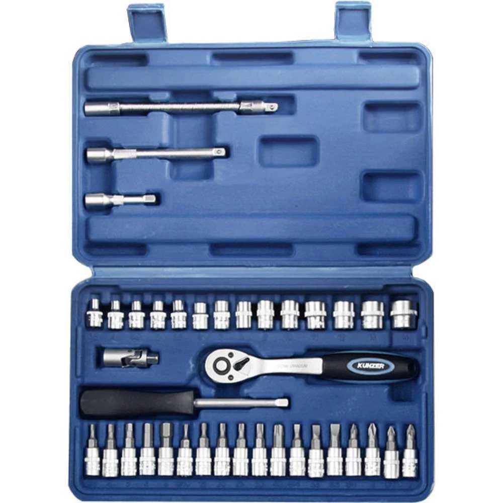 Kunzer Komplet nasadnih ključeva Metrički 1/4" 71438 slika