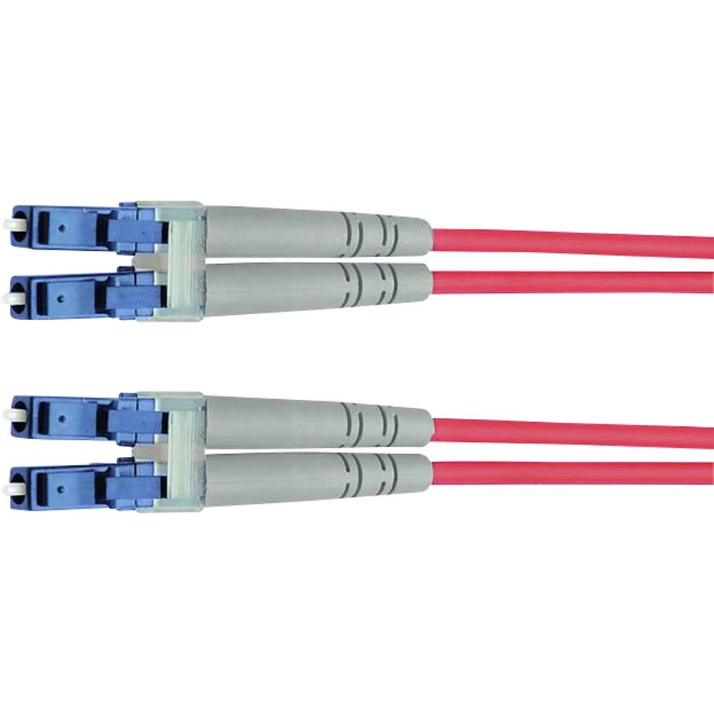 Staklena vlakna Svjetlovodi Priključni kabel [1x Muški konektor LC - 1x Muški konektor LC] 50/125 &micro; Multimode OM2 1 m Tele slika