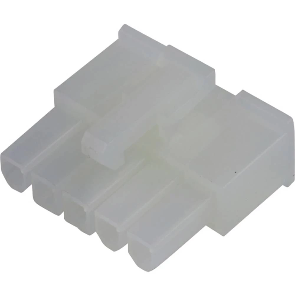 Molex 39014050 Mini-Fit Jr. Receptacle Housing, Single Row, 5 Circuits, UL 94V-2, Natural slika