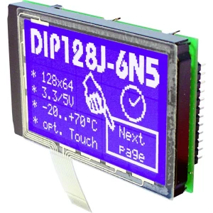 Electronic Assembly LCD zaslon (Š x V x D) 75 x 45.8 x 10.8 mm slika