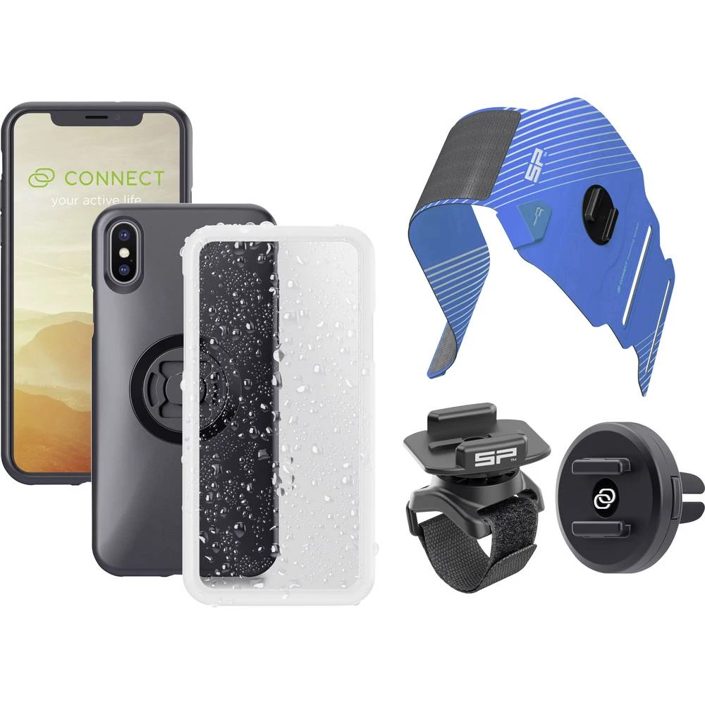 Držač za volan za pametni telefon SP Connect SP MULTI ACTIVITY BUNDLE IPHONE X Crna slika