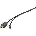 Renkforce    USB / DisplayPort    priključni kabel    1.80 m    RF-4538166        crna    [1x muški konektor USB-C™ - 1x muški konektor displayport]