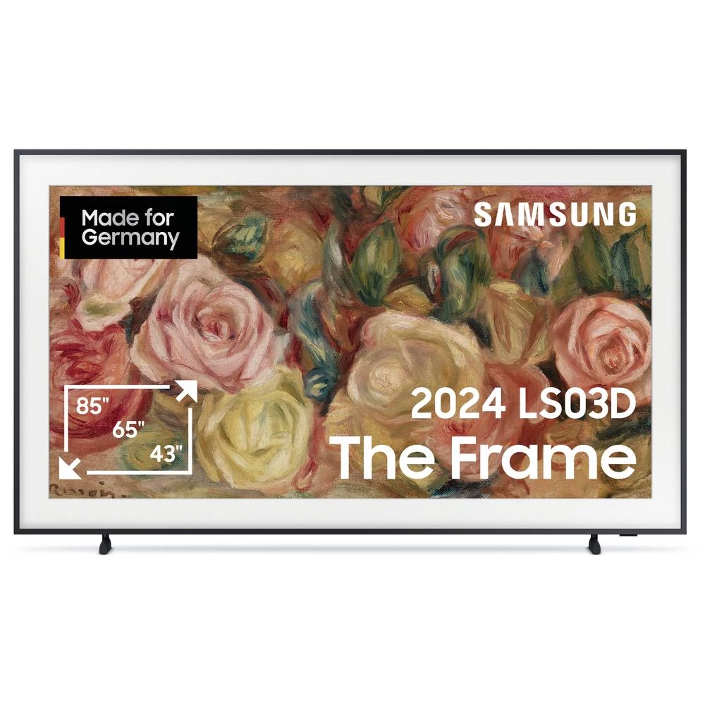 Samsung QLED 4K "The Frame" LS03D QLED-TV 125 cm 50 palac Energetska učinkovitost 2021 G (A - G) CI+, DVB-T2 HD, WLAN, U slika