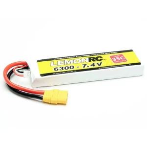 LemonRC lipo akumulatorski paket za modele 7.4 V 6300 mAh Broj ćelija: 2 35 C softcase XT90 slika
