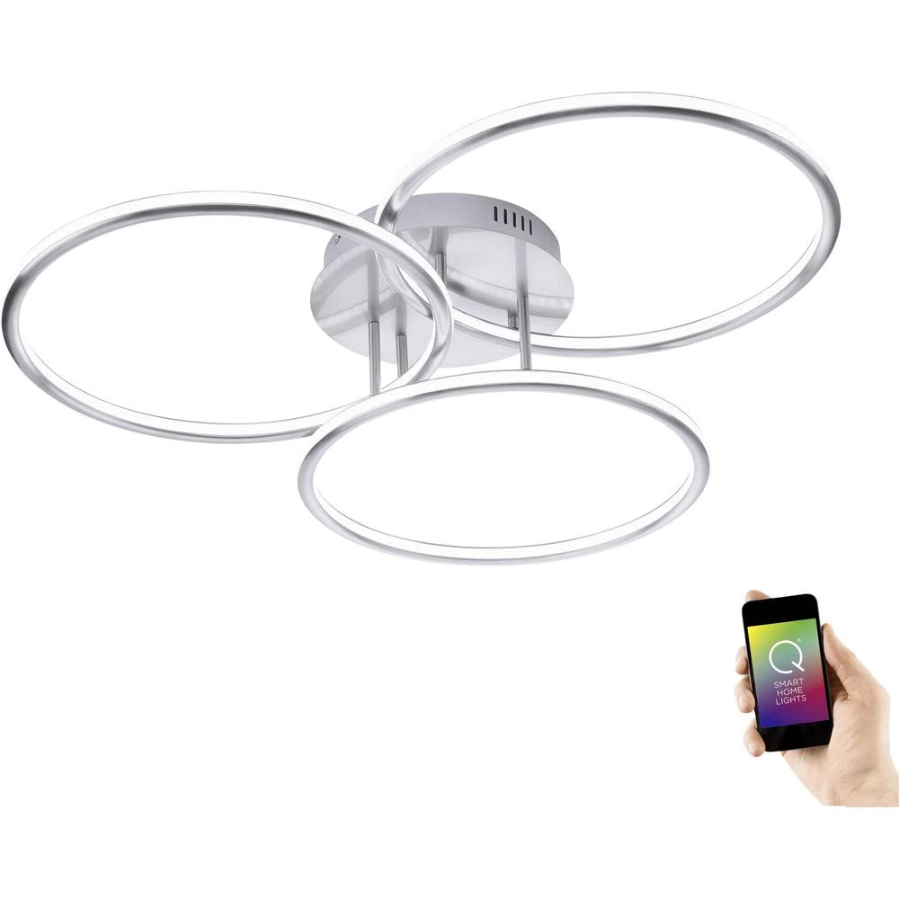 Paul Neuhaus Q&reg; LED Stropna i zidna svjetiljka Q-NEVIO LED fiksno ugrađena 51 W Toplo-bijela, Dnevno svjetlo-bijela, Neutral slika