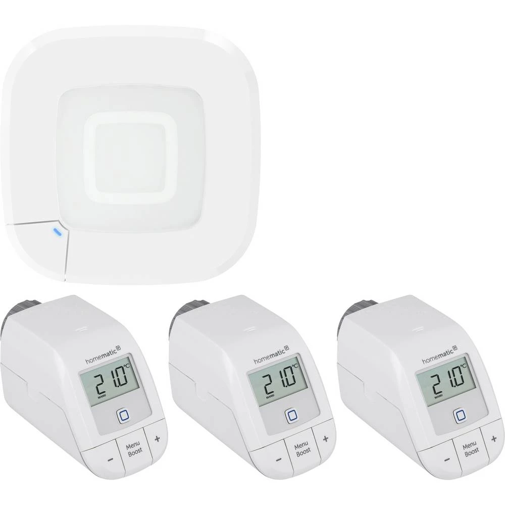 Homematic IP početni komplet-grijanje, pristupna točka, bežični radijatorski termostat HmIP-HAP2+HmIP-eTRV-B 2 slika