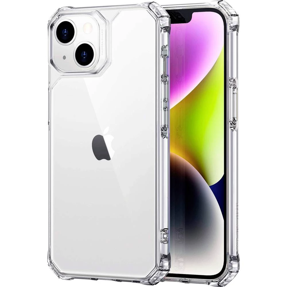 ESR Air Armor Case stražnji poklopac za mobilni telefon Apple iPhone 13, iPhone 14 prozirna induktivno punjenje slika