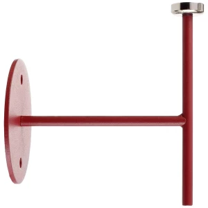 Pribor, zidni nosač za magnetnu svjetiljku Miram, širina: 85 mm, visina: 96 mm, crvena Deko Light 930621 Miriam stenski držač     rubin-crvena slika