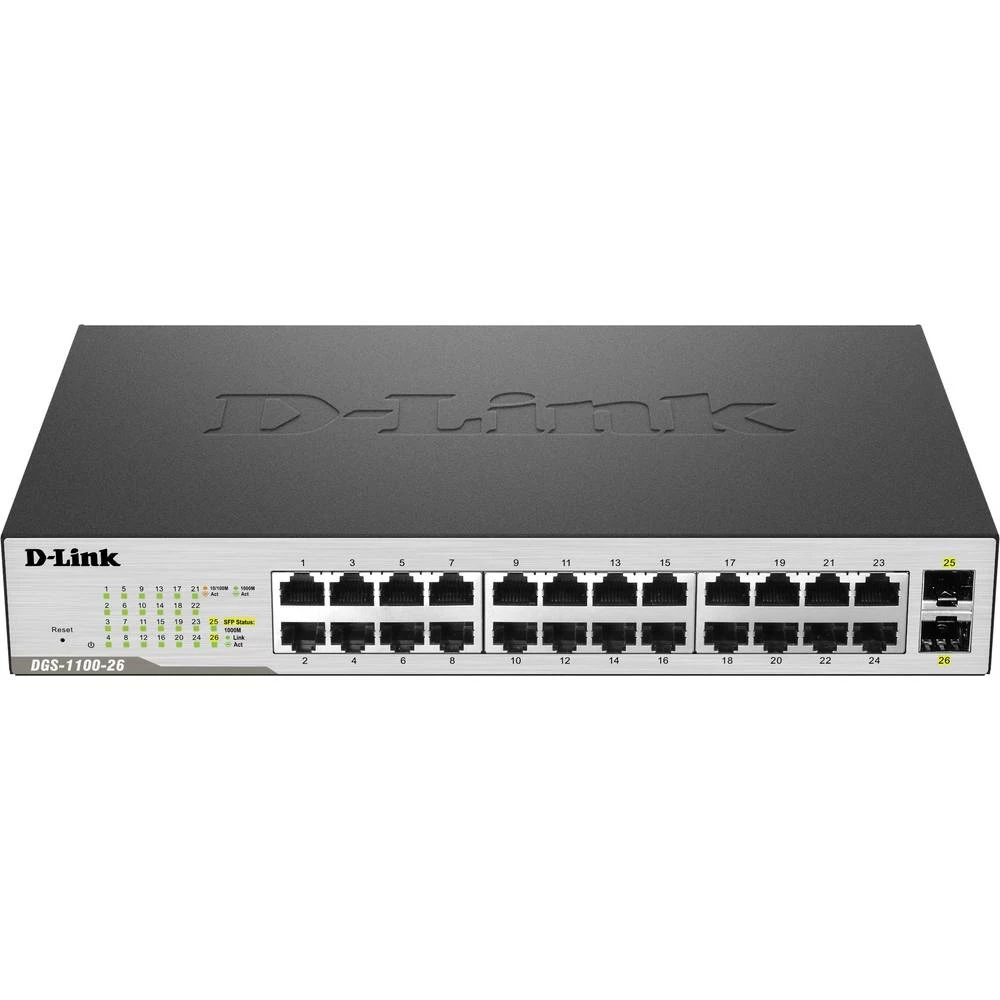 Mrežni preklopnik D-Link DGS-1100-26 24 + 2 ulaza slika