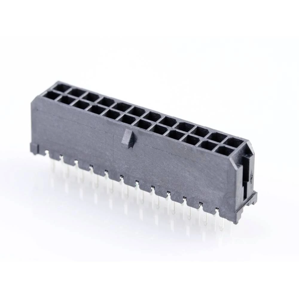 Molex ugradna standardna letva s muškim kontaktima  Ukupan broj polova 24 Raster: 3.00 mm 430452429 1 St. Tray slika