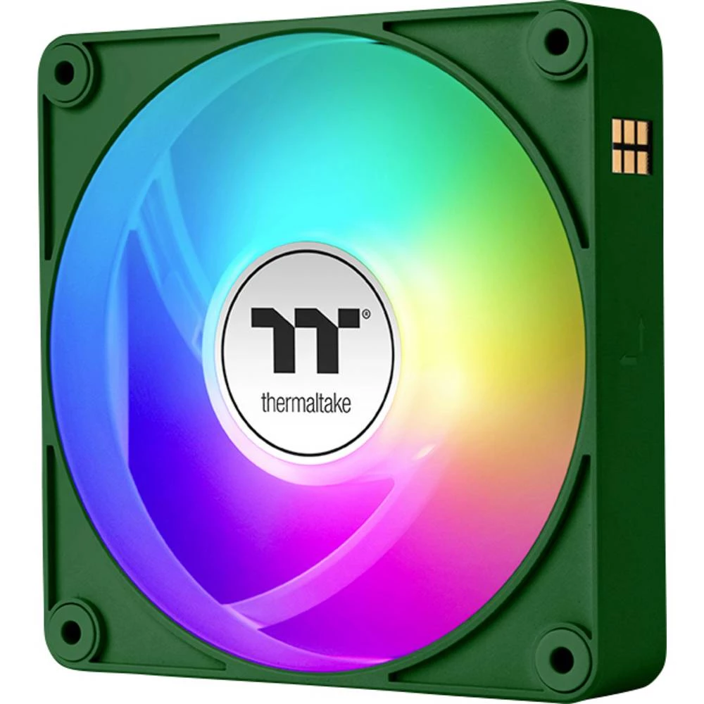 Thermaltake CT120 EX Reverse ARGB Sync PC Cooling Fan Racing Green 3 Pack ventilator za PC kućište zelena (Š x V x D) 12 slika