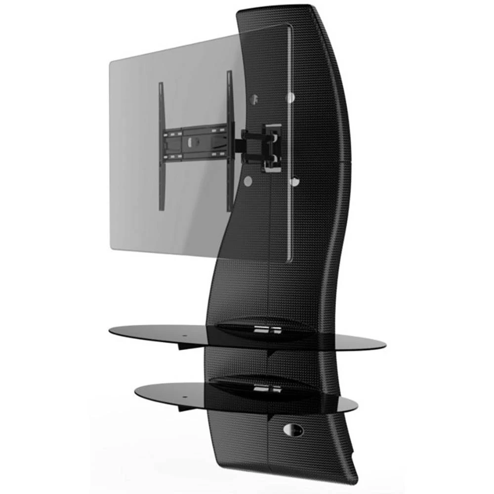 Meliconi Ghost Design 2000 Rotation Carbon Zidni držač za TV 81,3 cm (32") - 160,0 cm (63") Nagibni i okretni, Rotirajuči slika