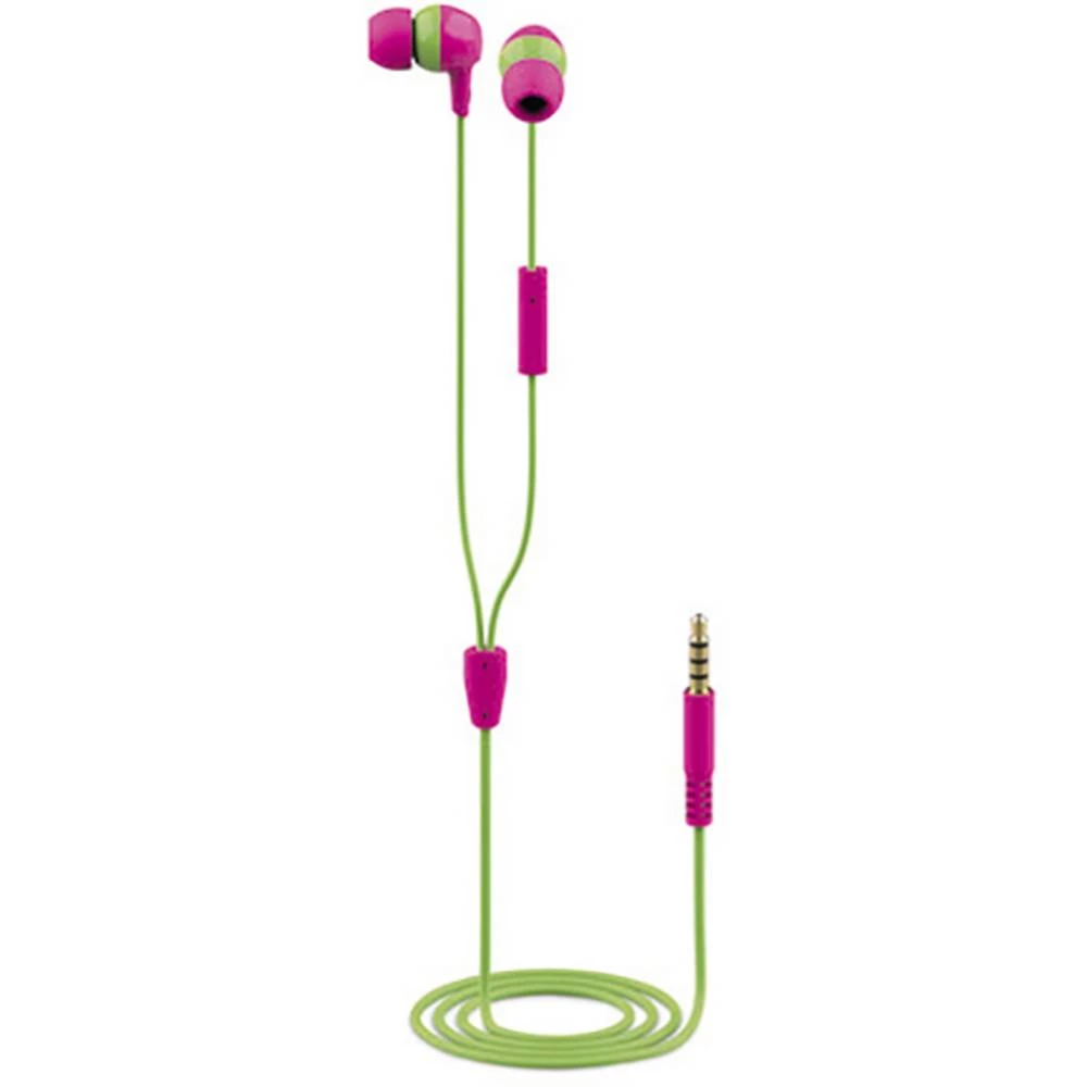 in ear slušalice Trust Buddi Kids u ušima ružičasta slika