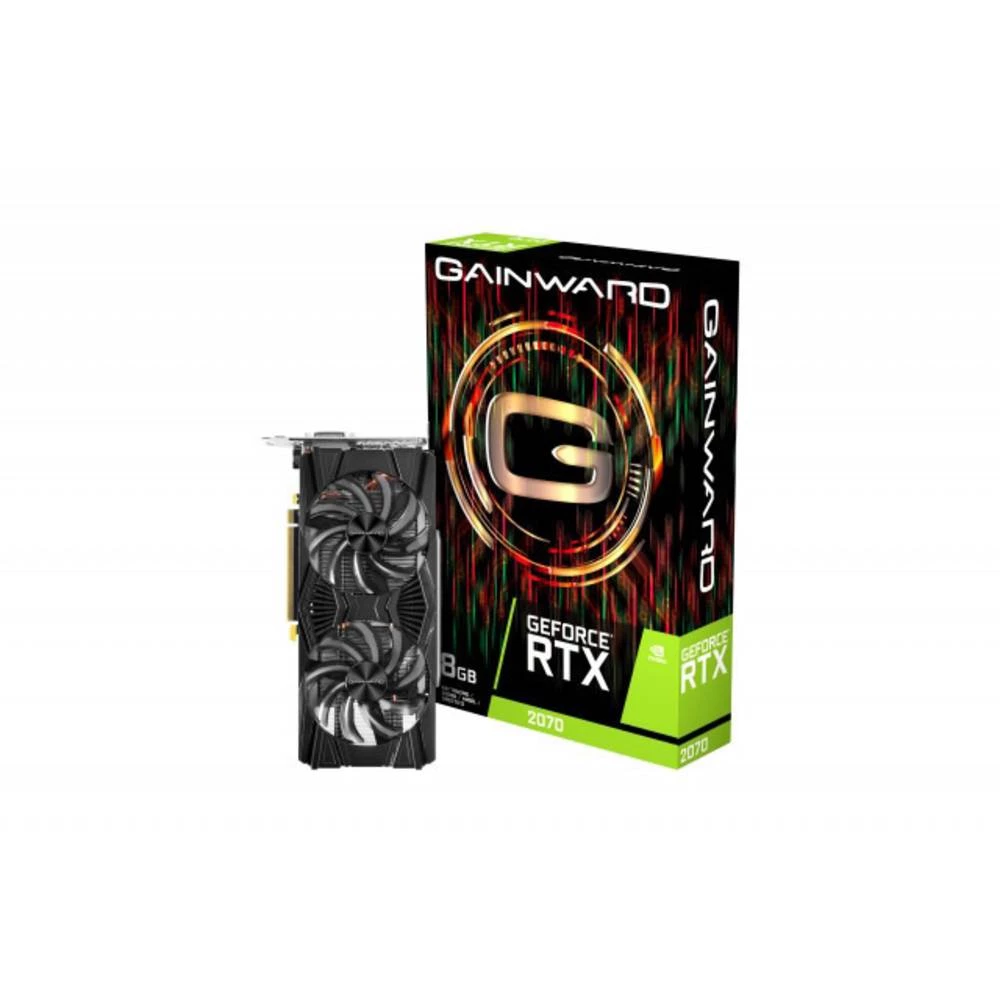 Grafička kartica Gainward Nvidia GeForce RTX2070 Twin Fan 8 GB GDDR6-RAM PCIe x16 HDMI™, DisplayPort, DVI slika
