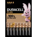 Duracell Plus-AAA K8 micro (AAA) baterija alkalno-manganov 1.5 V 8 St. slika