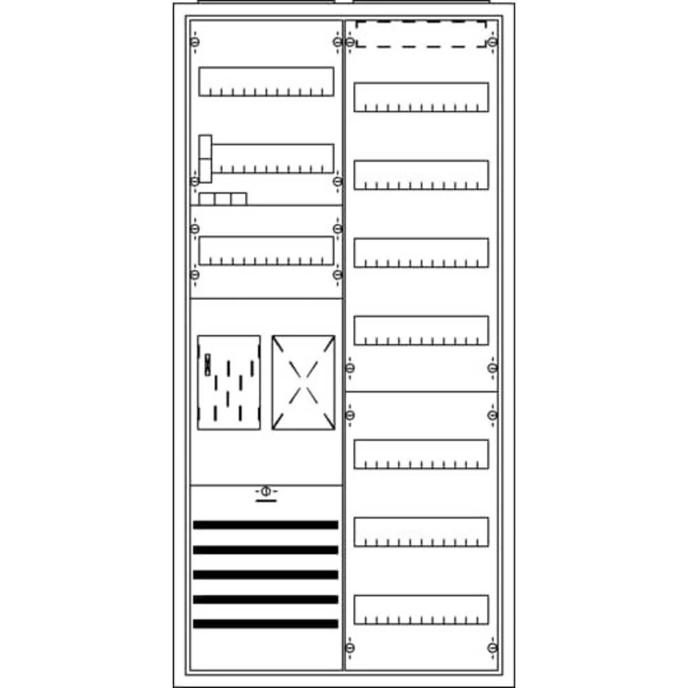 Striebel & John 2CPX035848R9999 KS782 ormar za brojilo   Broj redova = 2 slika