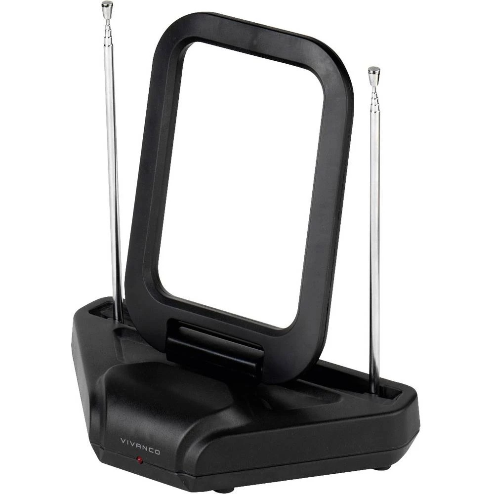 Aktivna DVB-T/T2 kružna antena Vivanco TVA 3030 Unutrašnje područje Crna slika