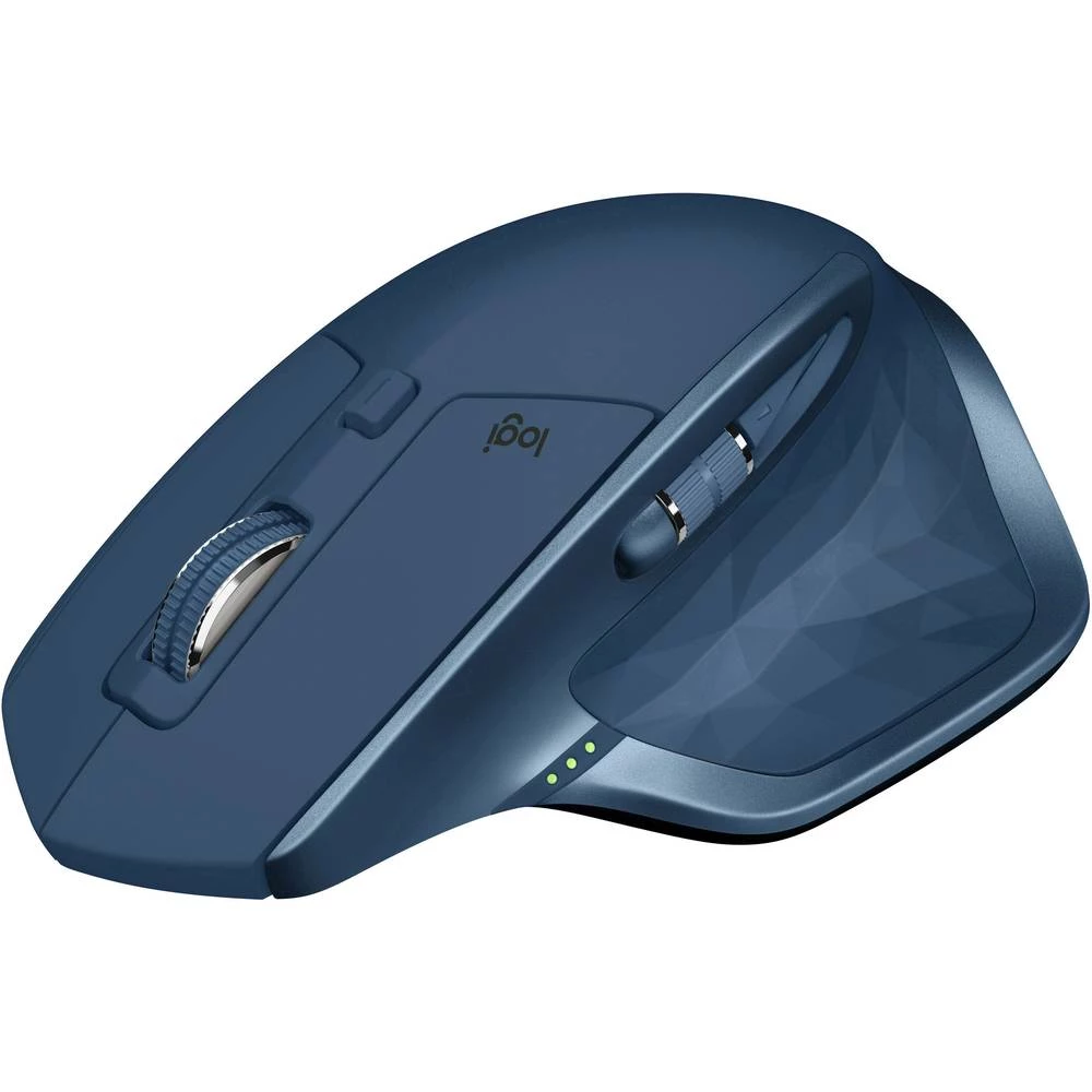 Logitech MX Master 2S Bluetooth miš Laser Ponovo punjiv, Ergonomski Ponoćnoplava slika