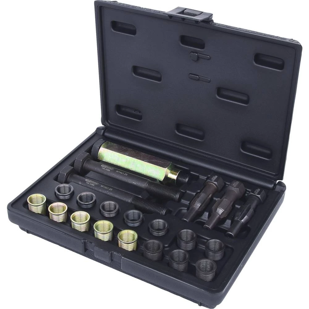 KS Tools 150.5080 THREADfix set za popravak M14x1.25 za svjećice, 21 kom slika