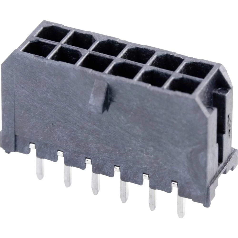 Molex ugradna standardna letva s muškim kontaktima Ukupan broj polova 12 Raster: 3 mm 430451228 1 St. Tray slika