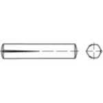 TOOLCRAFT  1066748 propusni zatik s utorom (Ø x D) 2 mm x 20 mm  nehrđajući čelik A1 100 St.