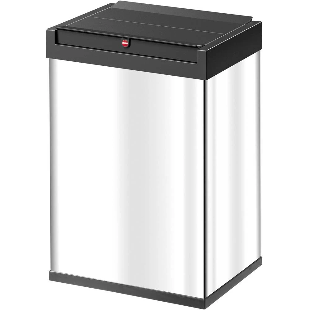 Kontejner za limenke 35 l Hailo Bix-Box Swing L (Š x V x d) 339 x 545 x 260 mm Srebrna, Crna Poklopac: samozatvaranje zaokretanj slika