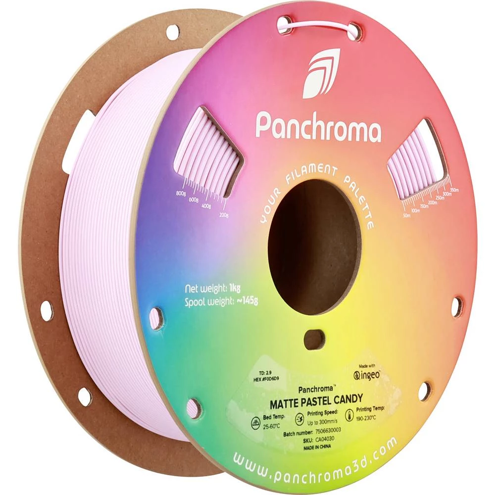 Polymaker CA04030 Panchroma™ Matte 3D pisač filament PLA mat, manji sadržaj plastike 1.75 mm 1000 g pastelni slatkiš, ru slika