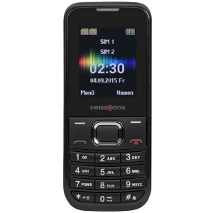 swisstone SC 230 Dual SIM mobilni telefon Crna slika
