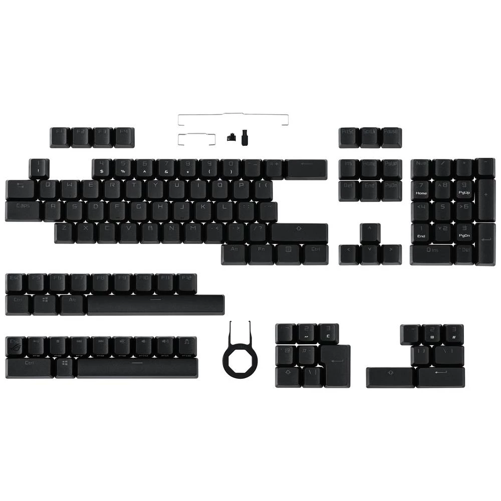 Asustek Computer ROG PBT Keycap Set (AC03) kapice za tipke crna slika
