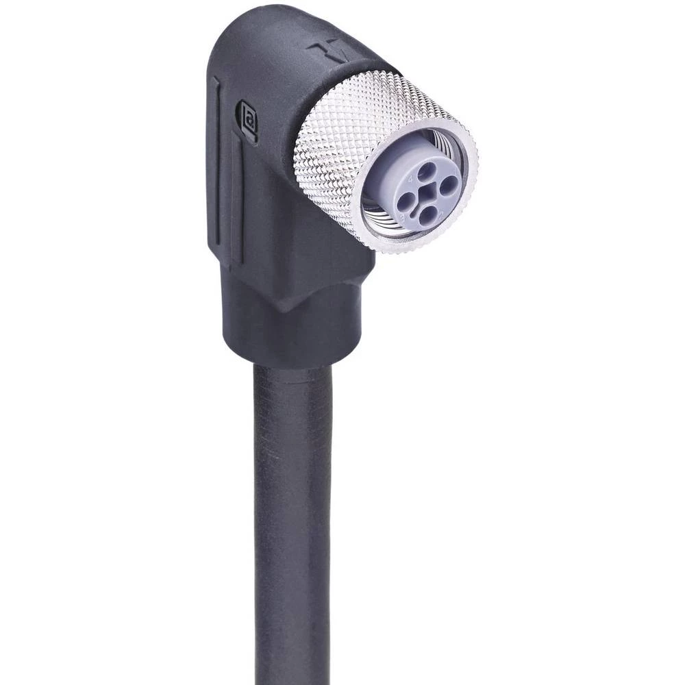 Lumberg Automation 934850309 Utični konektor za senzor/aktivator, konfekcionirani M12 Ženski konektor, kutni 2 m Broj polova: 4 slika