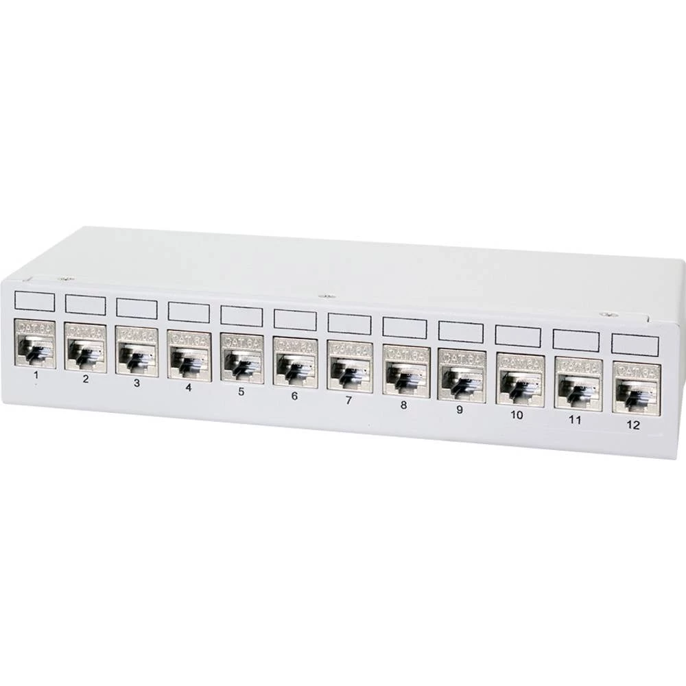 LogiLink NK4093 Patch panel CAT 6a svijetlosiva (RAL 7035) slika