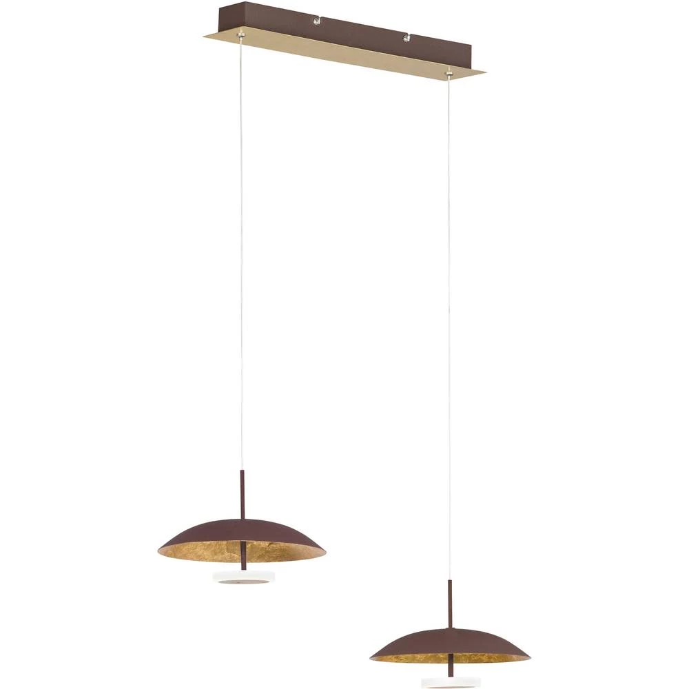 LED viseća svjetiljka 9 W Toplo-bijela WOFI Pierre 6289.02.15.6000 Zlatna slika