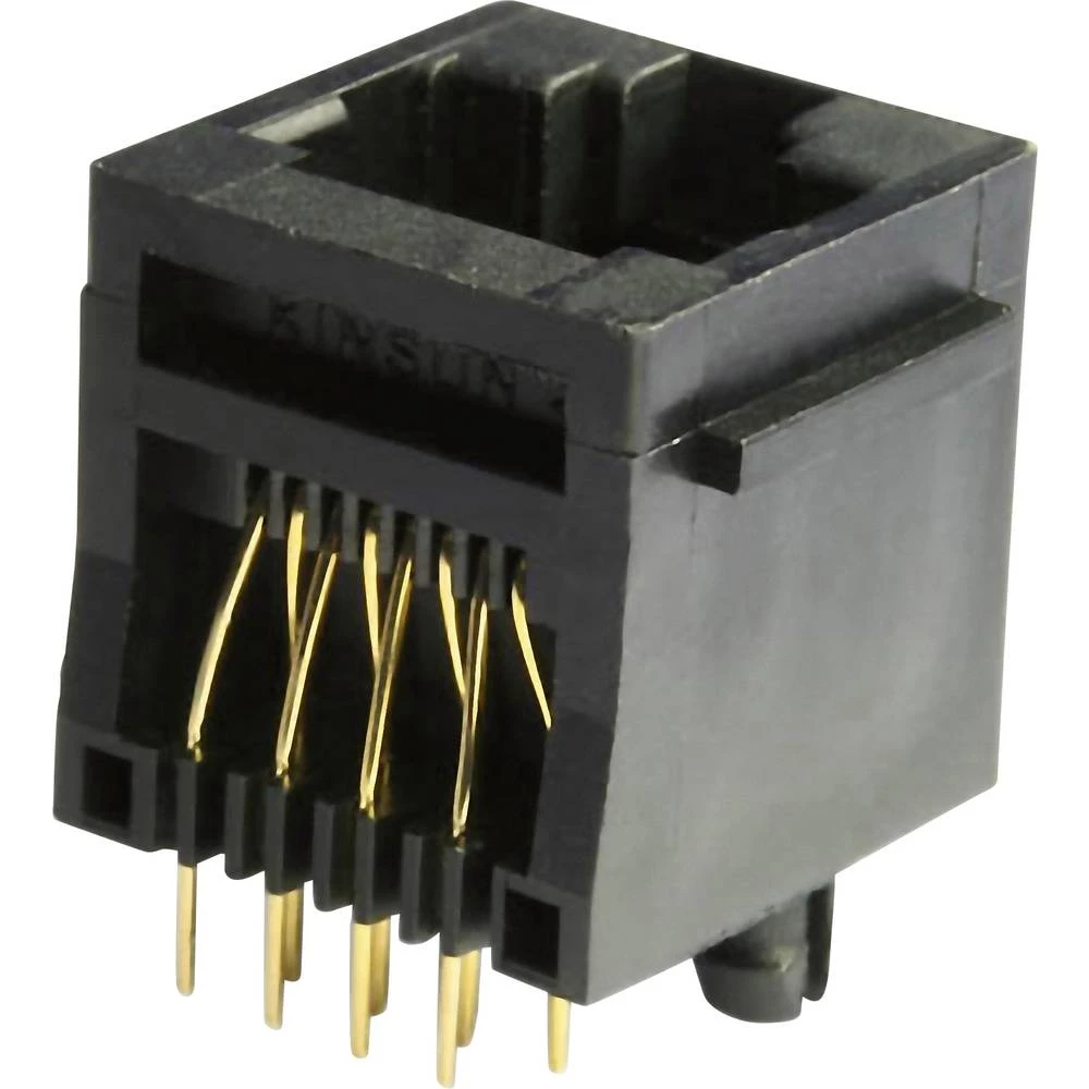 Ženski konektor, vertikalna ugradnja Crna econ connect MEB8/8PST 90 ST slika