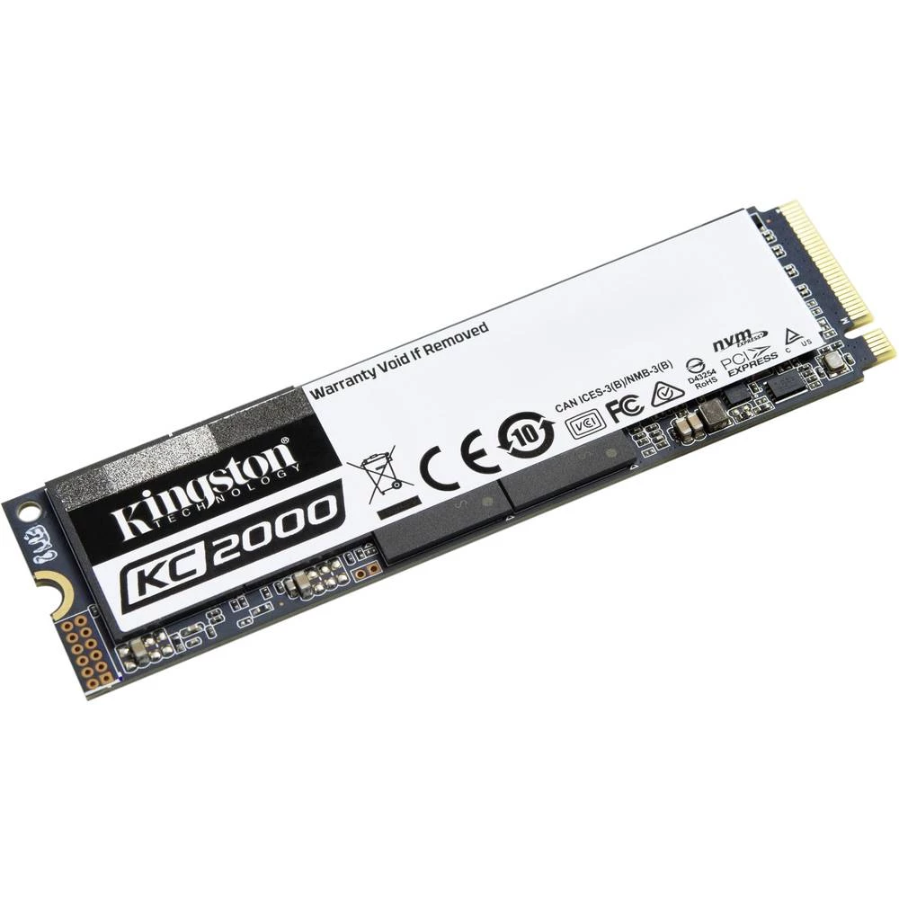 Unutarnji SATA M.2 SSD 2280 250 GB Kingston KC2000 Maloprodaja SKC2000M8/250G PCIe NVMe 3.0 x4 slika
