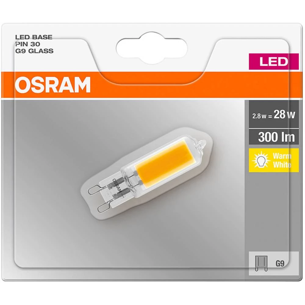 OSRAM LED ATT.CALC.EEK A++ (A+++ - G) G9 Oblik olovke 3 W Toplo bijela (&Oslash; x D) 16.0 mm x 60.0 mm 1 ST slika