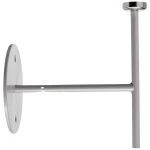 Pribor, zidni nosač za magnetnu lampu Miram, širina: 85 mm, visina: 96 mm, siva Deko Light 930620 Miriam stenski držač     siva