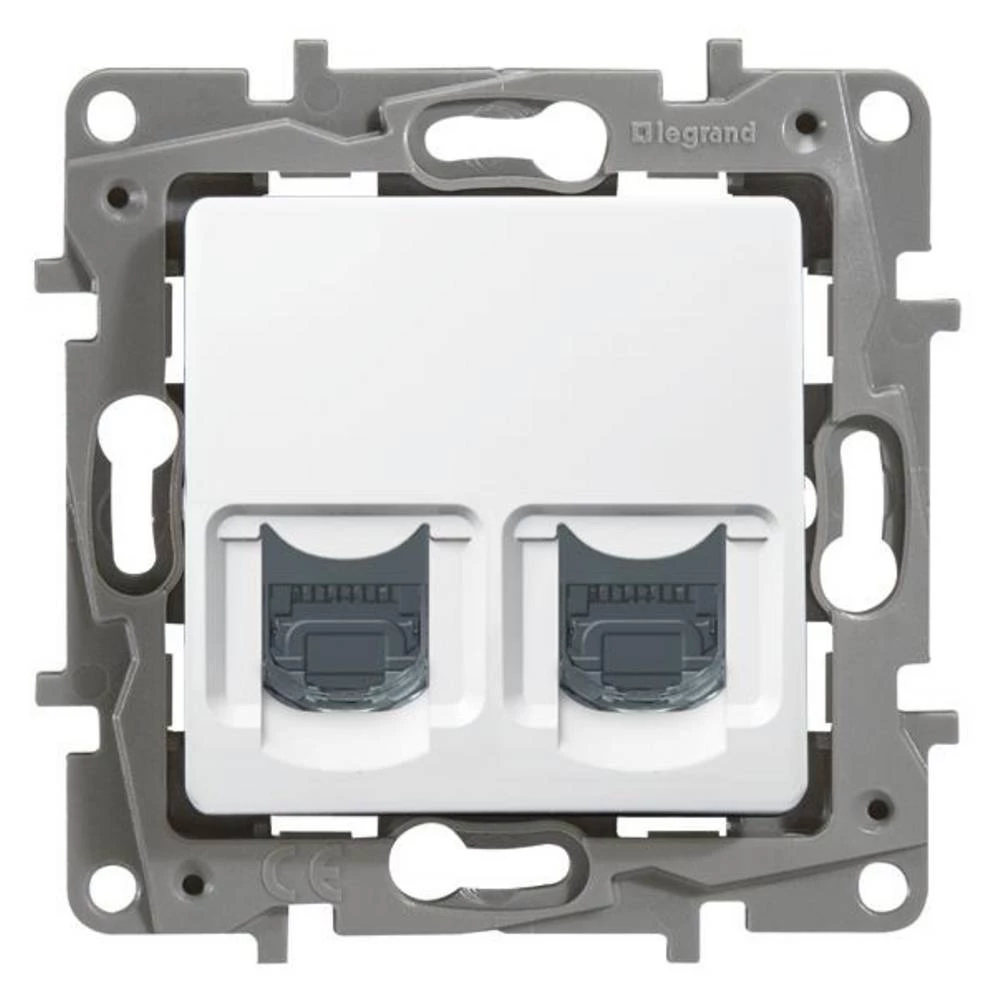 Legrand   RJ11 priključak Niloe bijela 664770 slika