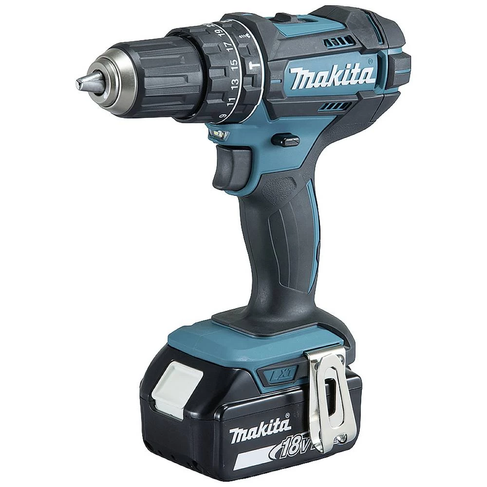 Makita DHP482JX13 2 brzine-akumulatorski čekić  uklj. akumulator, uklj. 2 akumulatora, uklj. punjač, uklj. oprema slika
