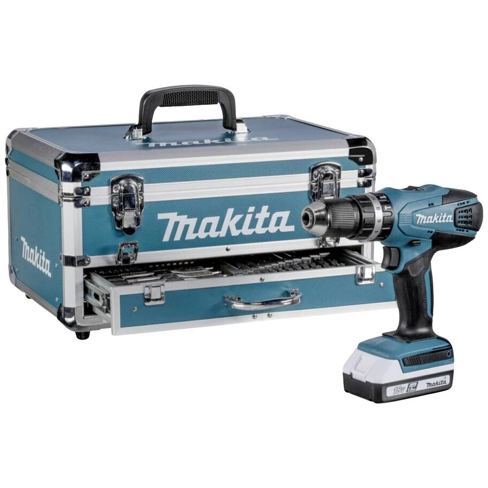 Makita HP488D009 2 brzine-akumulatorski čekić,uklj. 2 akumulatora, uklj. punjač, uklj. kofer, uklj. oprema slika