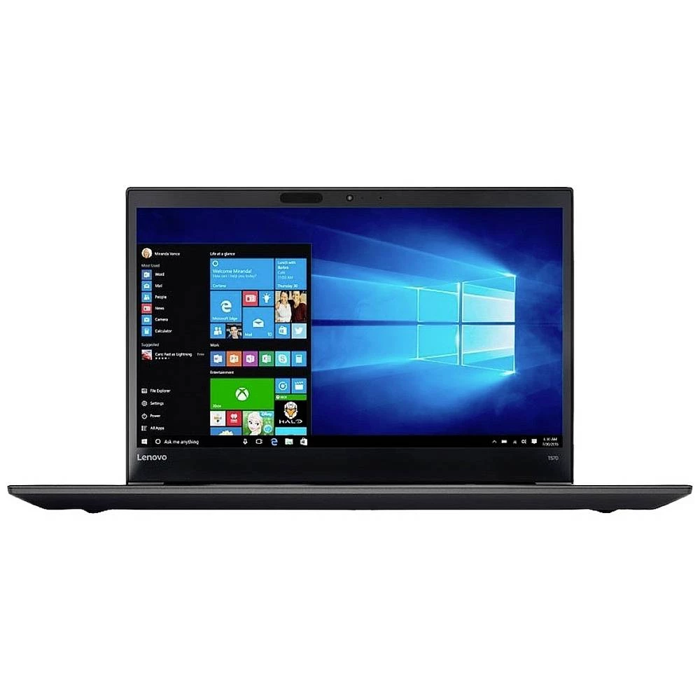 Lenovo ThinkPad T570 Notebook obnovljeno (dobro) 38.1 cm (15 palac) Intel® Core™ i5 i5-7300U 8 GB   512 GB SSD Intel HD Graphics  Windows® 10 Pro crna slika